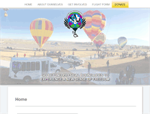 Tablet Screenshot of dreamcatcherballoon.org